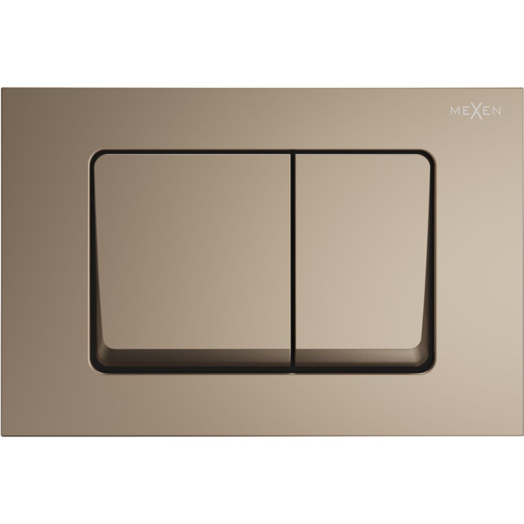 Mexen Fenix 10 XS splachovacie tlačidlo, Zlatá - 601004 Obrázok produktu 