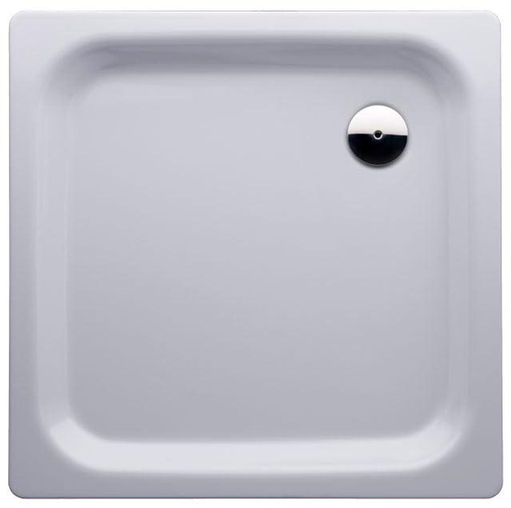 sanicomfort Stahl-Duschwanne 90 x 90 x 6,5 cm, weiß, Produktbild 