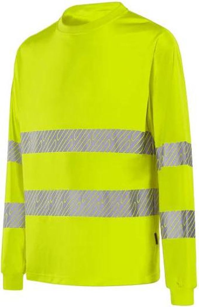 MANHEIM Hi-Vis Langarm-T-Shirt Gelb Größe: M