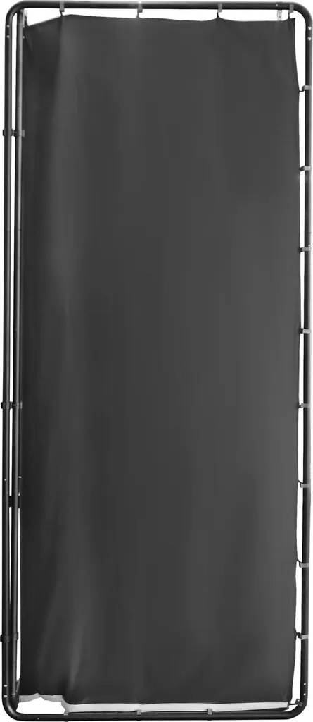 Support arrière réglable noir en polyester avec conception ultra légère