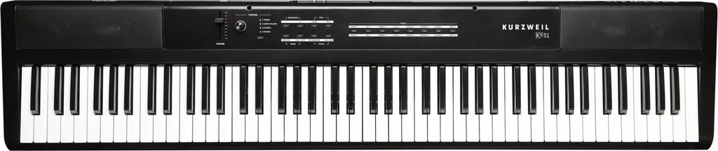 Kurzweil Ka S1 Piano numérique Noir avec sonorités haute fidélité et MIDI