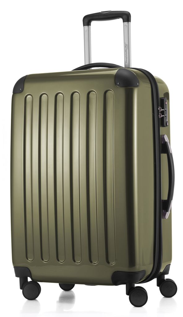 HAUPTSTADTKOFFER - Alex - Hartschalen-Koffer mit Erweiterung Reisekoffer Hardcase Check-In Luggage 15-20 kg, expandable Trolley glossy 65 cm, 74 L,...