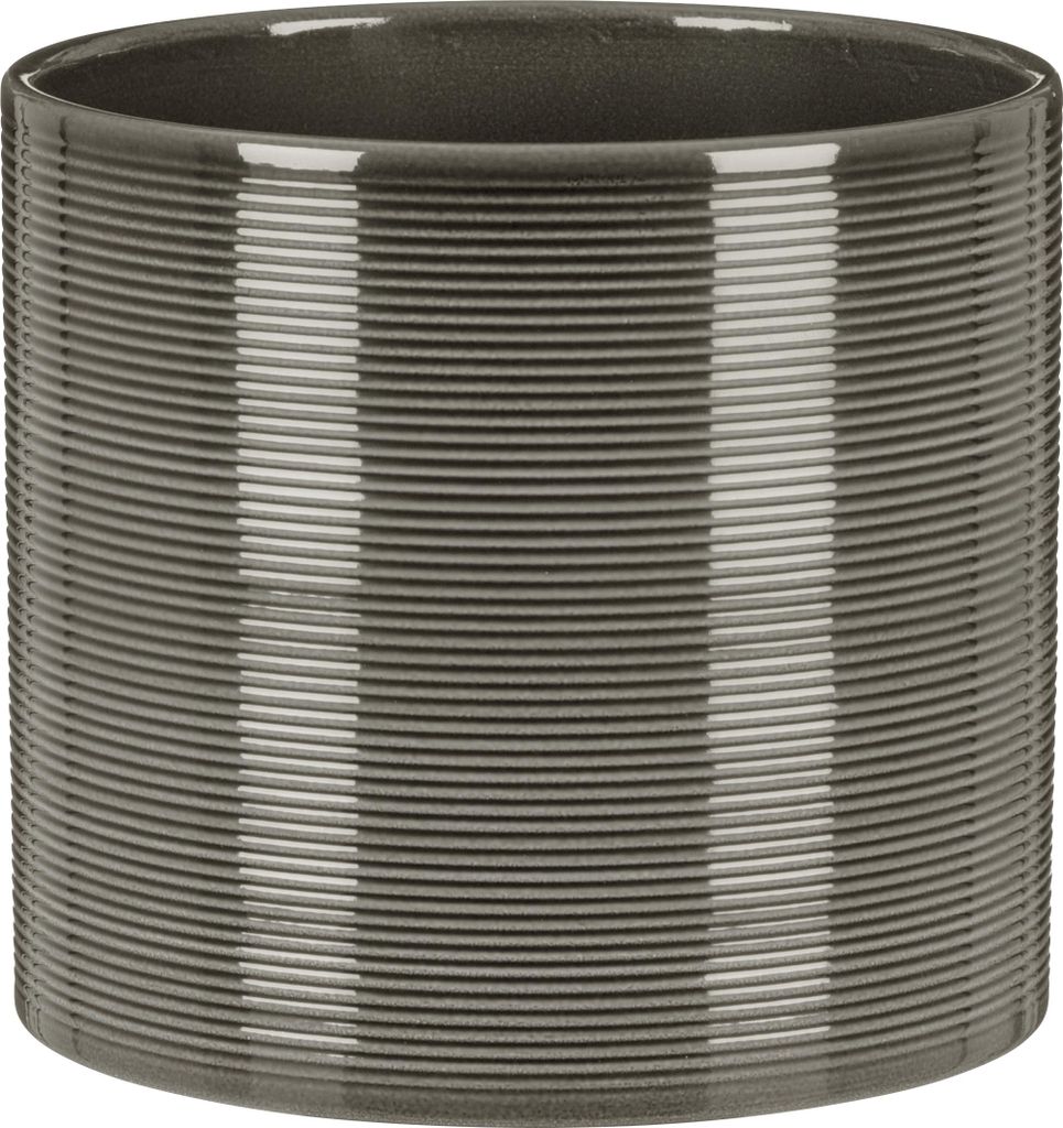Scheurich Übertopf Serie 828 Ø 28 x 25 cm glass grey Produktbild 