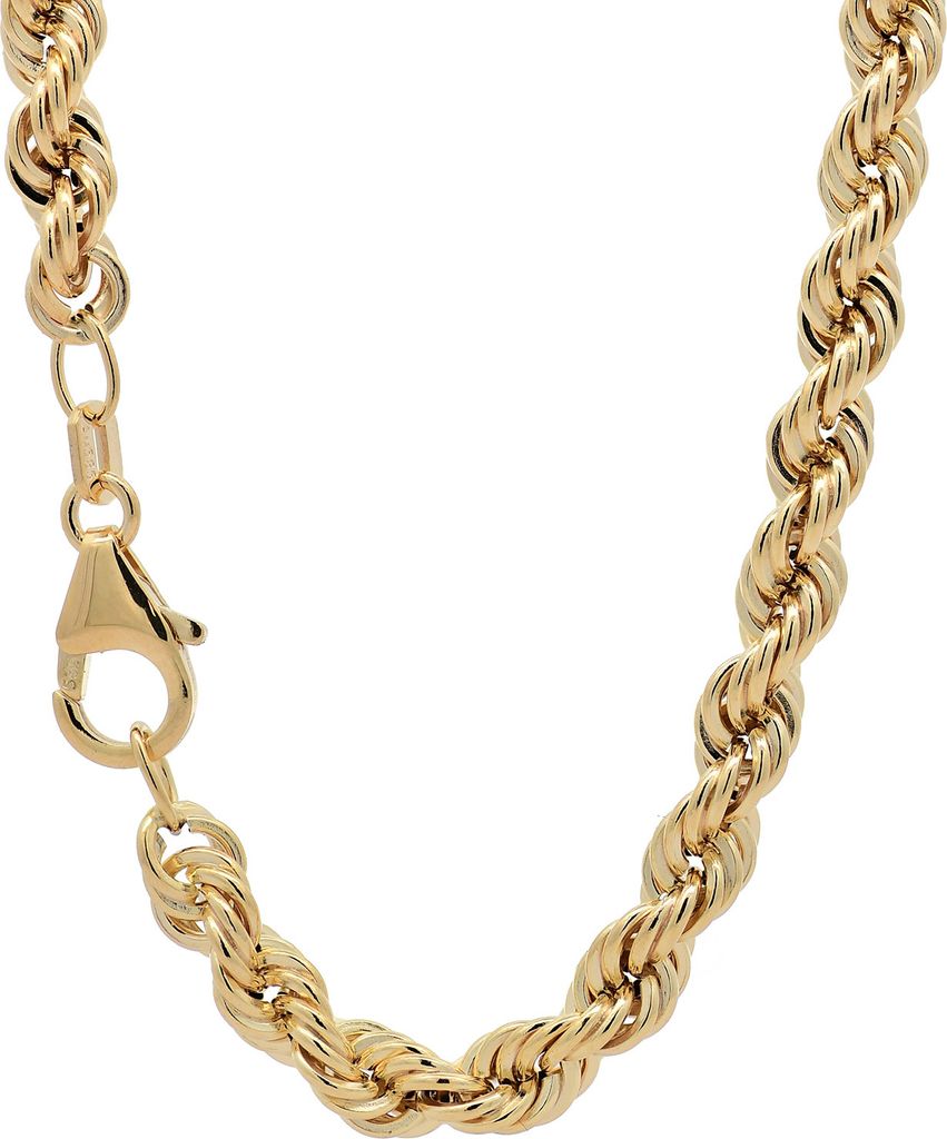 Goldkette Kordelkette Länge 50 cm - Breite 4,5 mm - 585-14 Produktbild 
