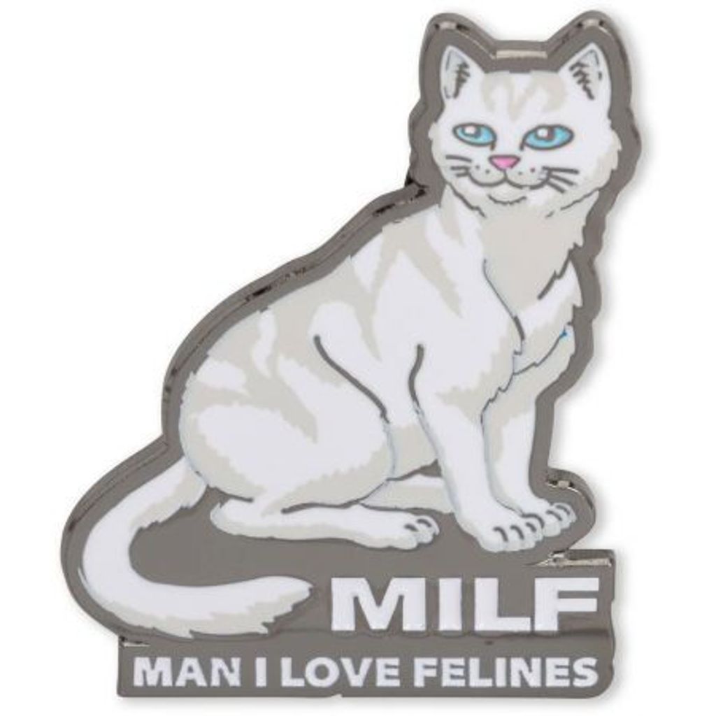 RIPNDIP Man I Love Felines ABZEICHEN – Grau – Universal