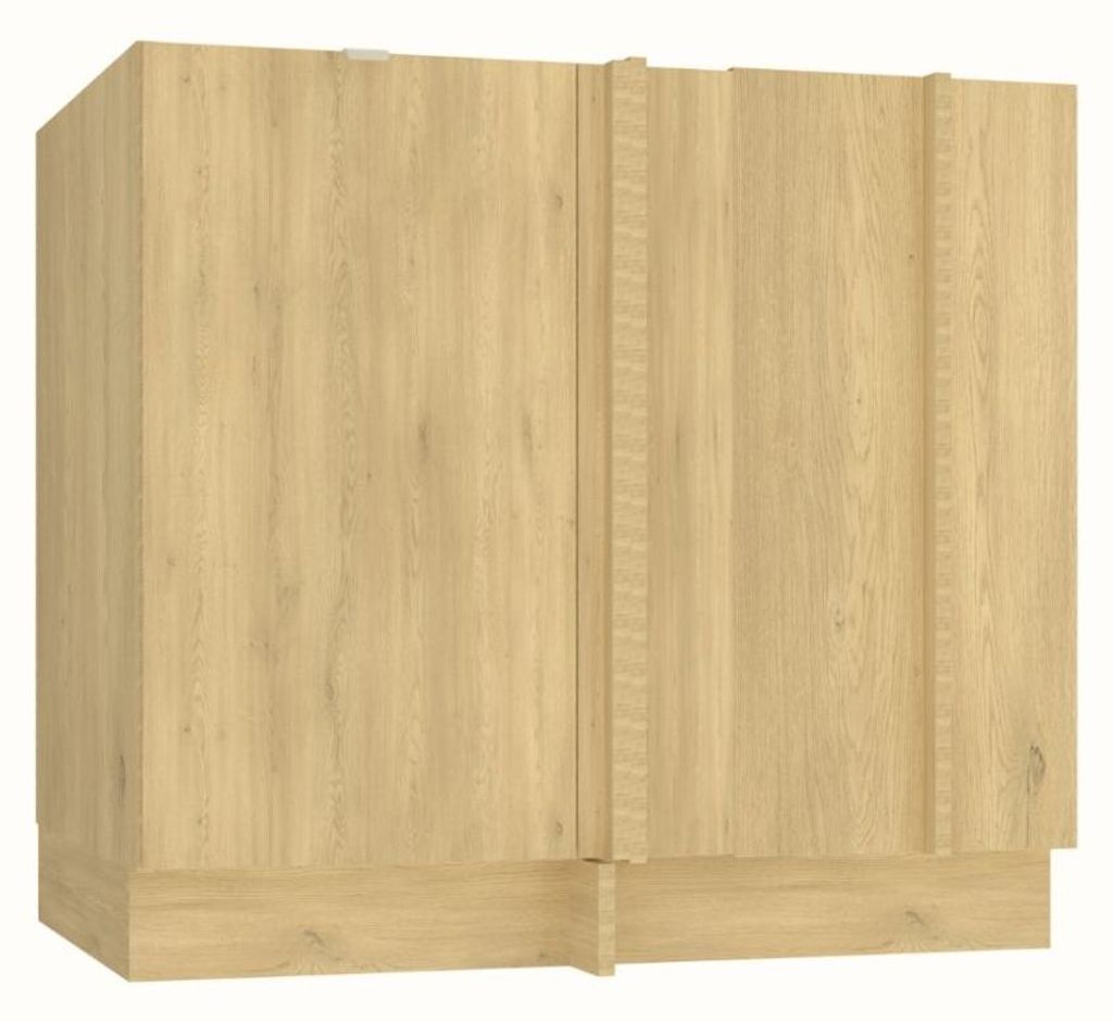 Küchenunterschrank 90 cm - Cremona-Eiche - Eckküchenschrank Produktbild 