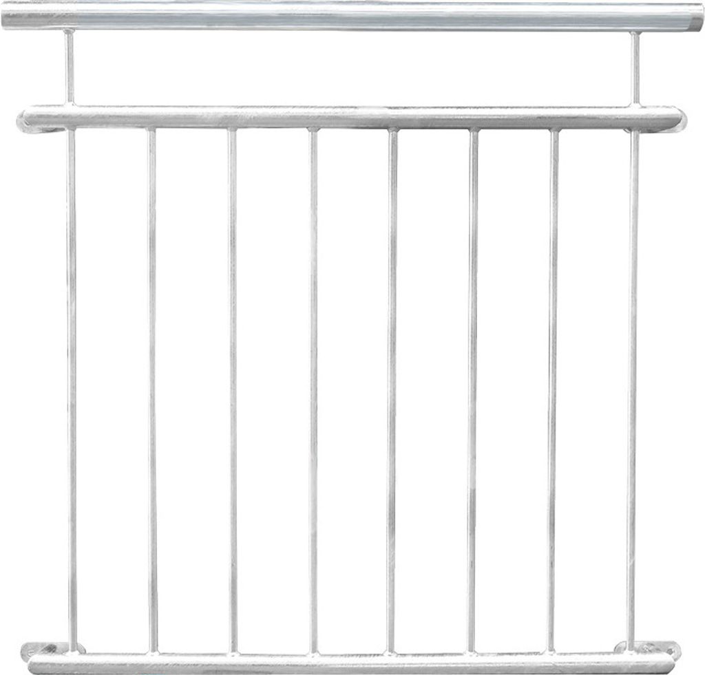 Französischer Balkon „Classic“ - Länge: 103 cm, Material: Stahl verzinkt