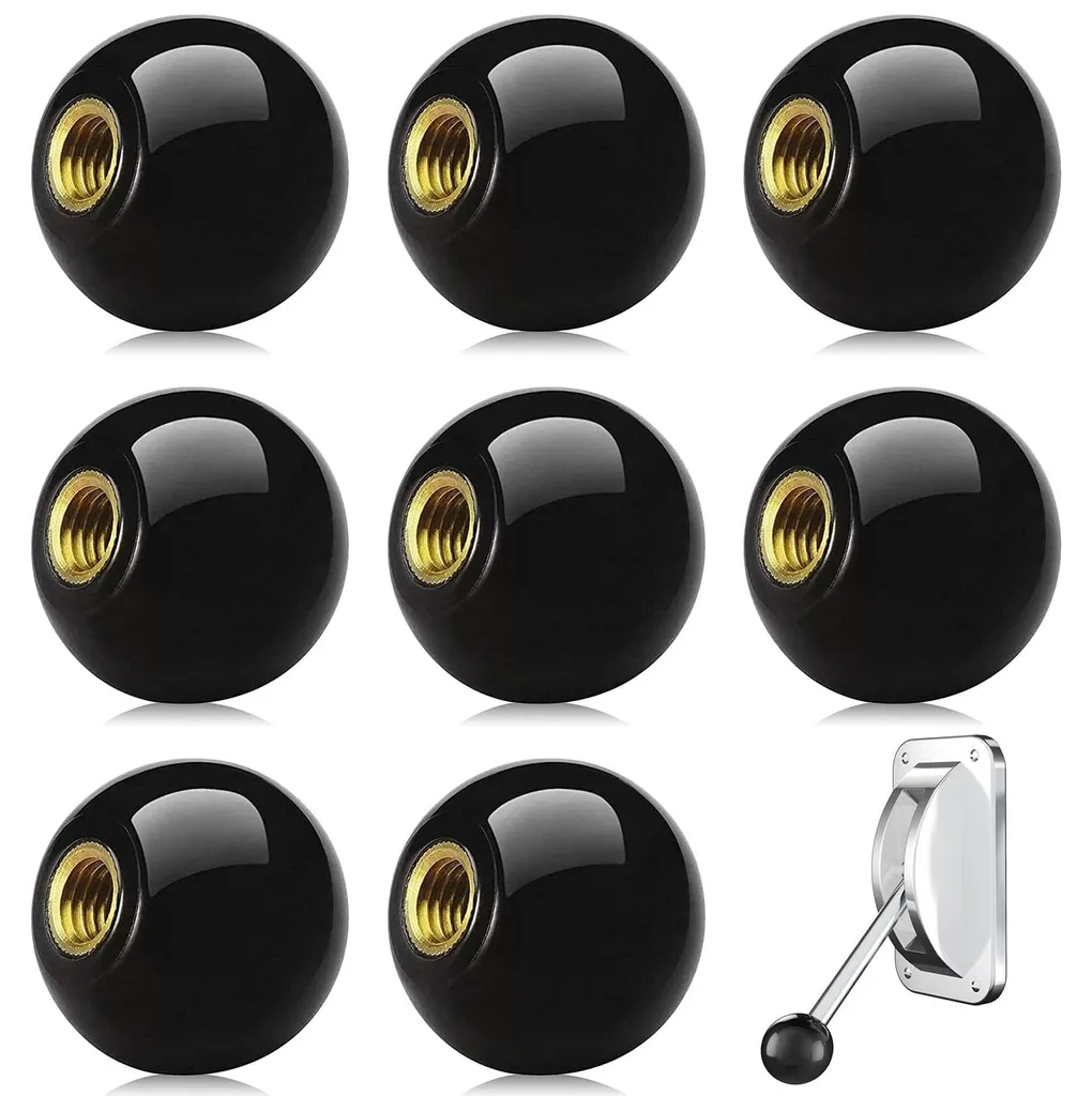 Lot de 8 joints à rotule M5 x 20 mm noirs, accessoires de type joystick