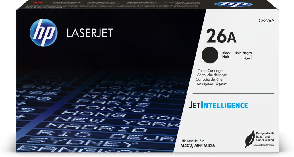 HP 26A oryginalny wkład z czarnym tonerem, 3100 stron(y), Zdjęcie produktu 