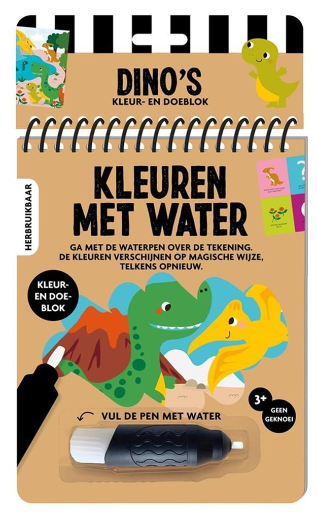 Bilderbücher zum Ausmalen mit Wasser - Dinosaurier