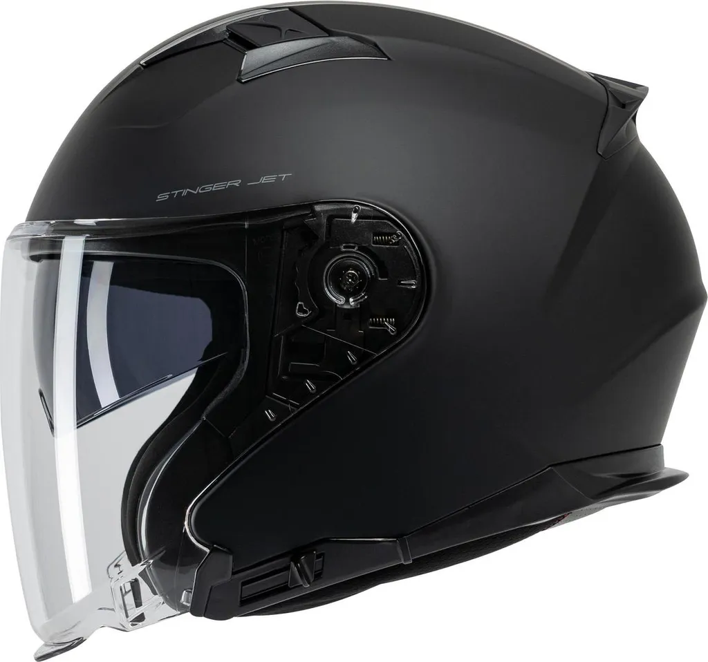 Casque Jet Homologué SPEC-X SX-22.03 STINGER JET Noir Mat Taille M