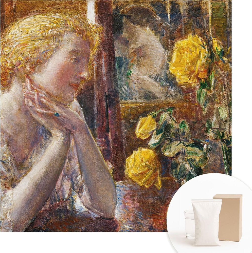 Fototapete - Wandbilder für Wohnzimmer - 250x250 cm - Dekorative Wandfolie - Modernes Design für Wanddekoration - Tapeten für Innenräume - Frau...