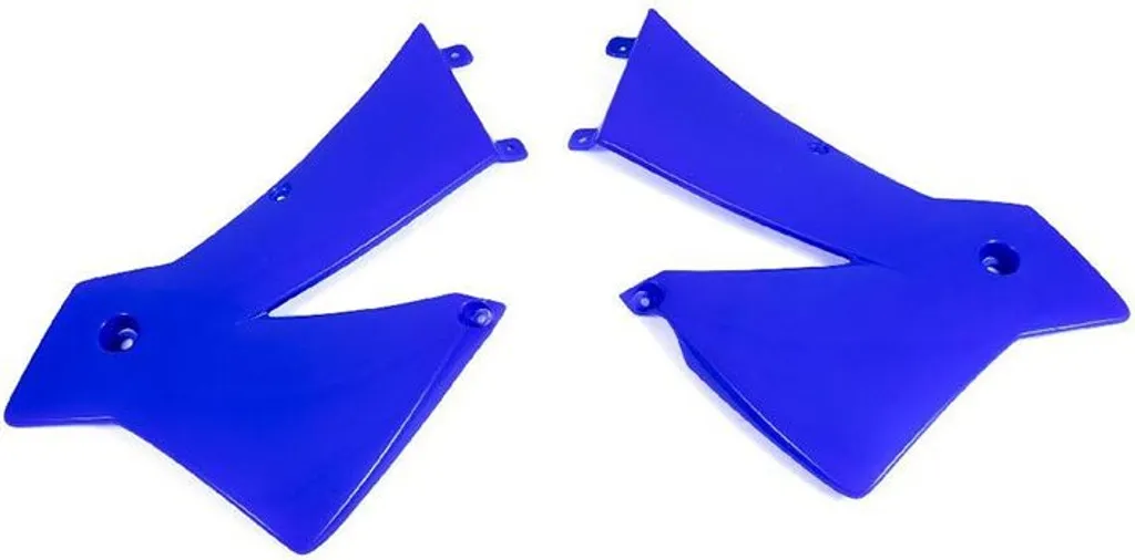 Caches radiateur KTM EXC SX 01-04 bleu pour rénovation carénage