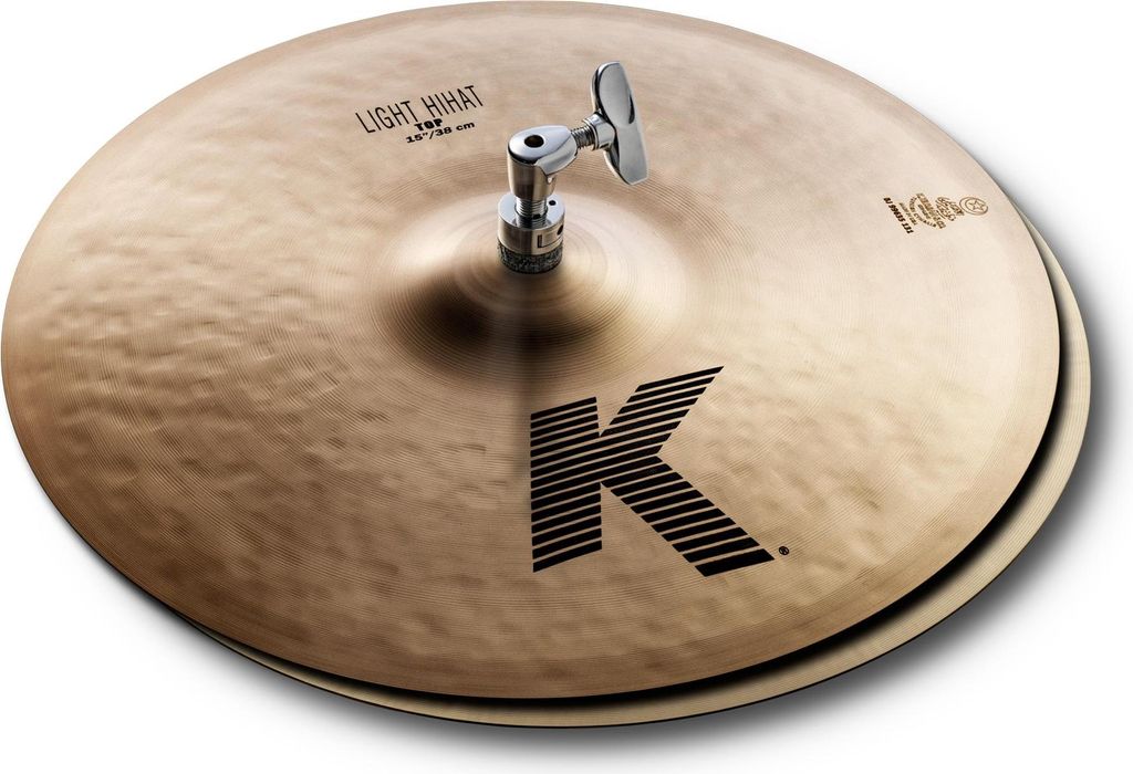 Zildjian Hihat, K Zildjian, 15", Light Hats, traditional