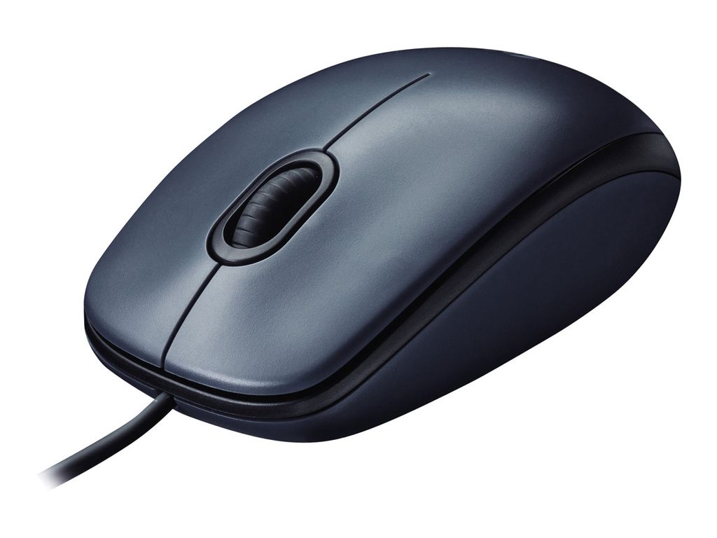 Logitech Mouse M100 schwarz, kabelgeb. Produktbild 