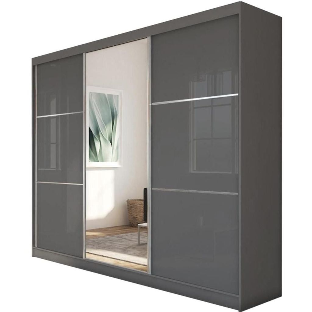 BEAUTYSOFA Schrank mit Schwebetüren VIVA 240cm - Produktbild 