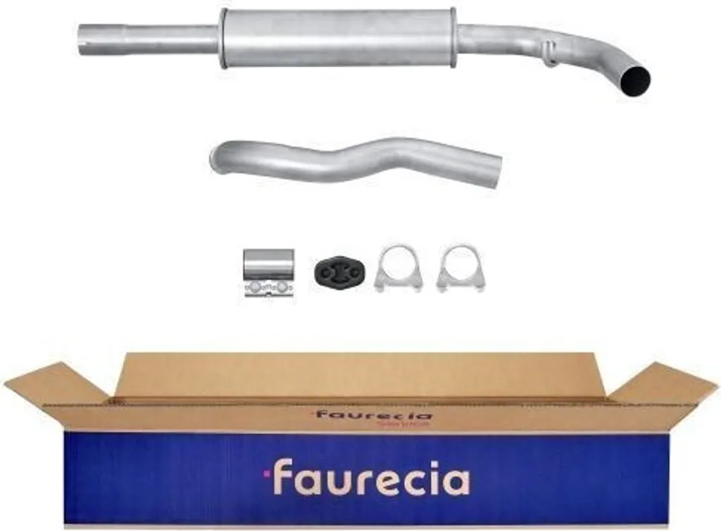 Silencieux avant HELLA 8LB 366 022-701 pour Seat Inca et VW Caddy II