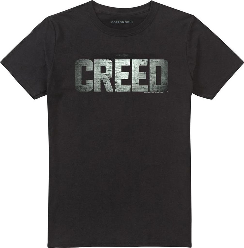 Creed - T-Shirt für Herren/Damen Uni TV21716 (4XL) (Schwarz)