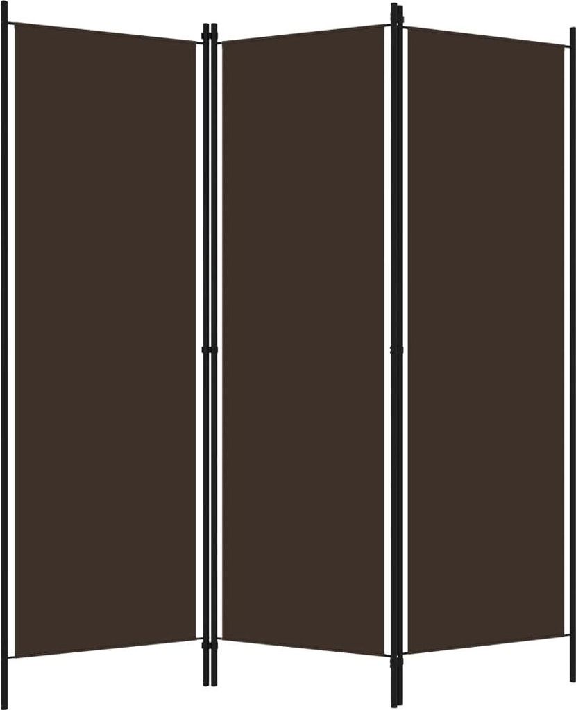 A three-panel room divider is shown against a white background.