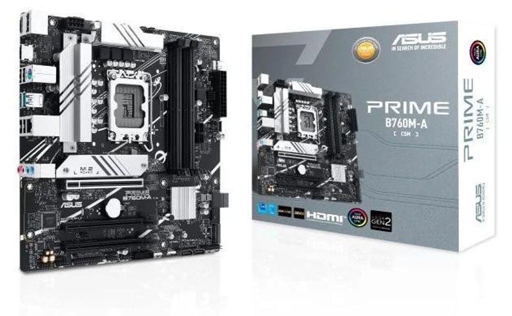 ASUS Placa Base PRIME B760M-A-CSM DDR4 mATX 1700 Imagen del producto 