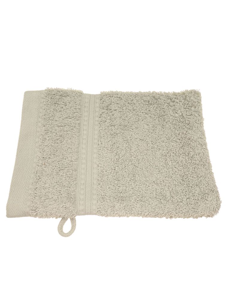 Julie Julsen BIO Waschhandschuh Silber 15 x 21 cm