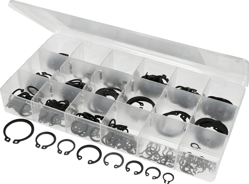 Assortiment de circlips et bagues de retenue Fixman 302835 haute qualité - 3