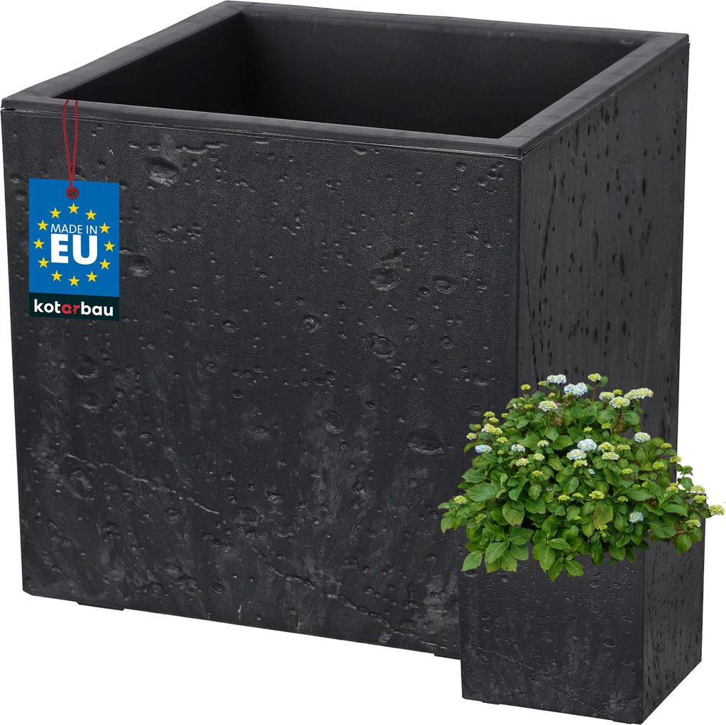 KOTARBAU® Blumentopf Quadratisch 29 x 29 x 29 cm Übertopf Produktbild 