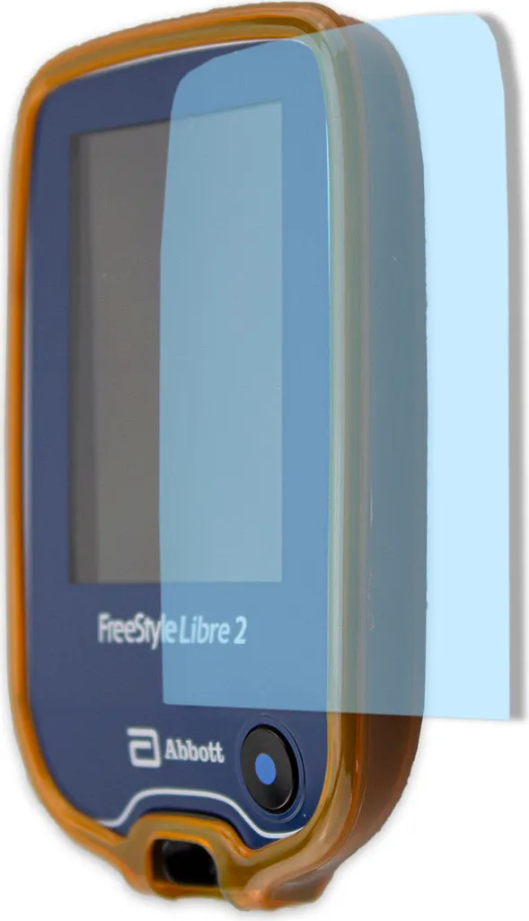 Cover Freestyle Libre 1/2 Arancione in TPU con Pellicola Protettiva