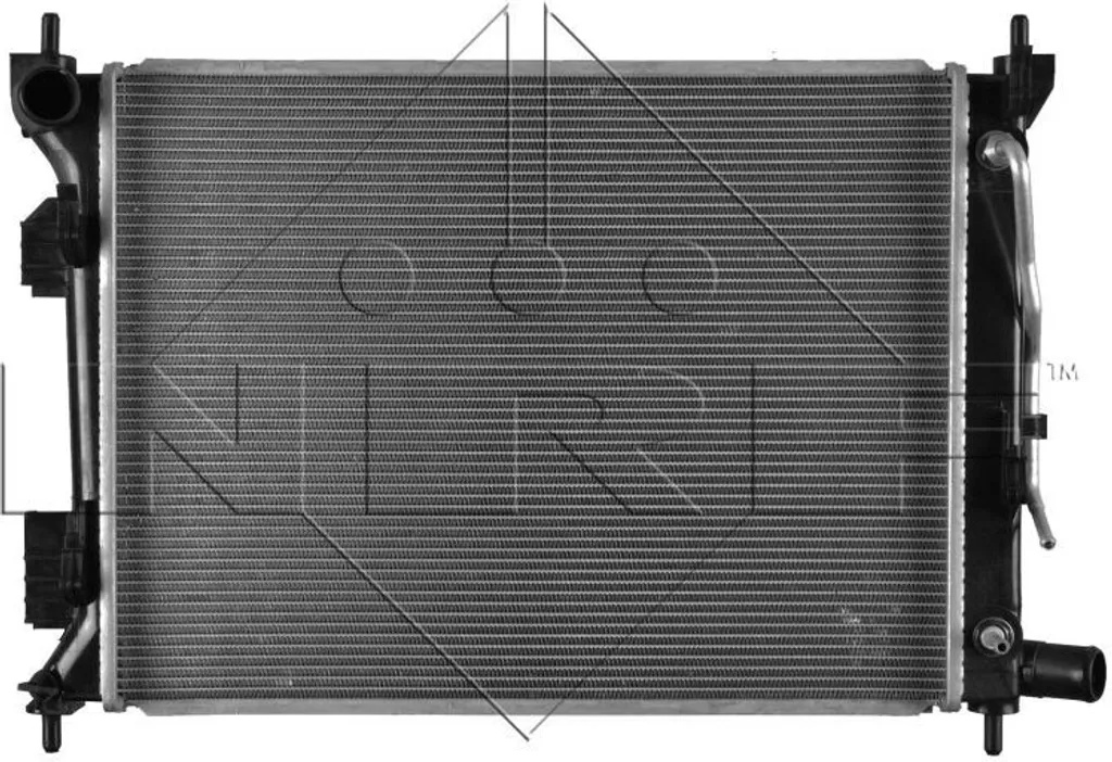 Radiateur moteur NRF 58556 contre la surchauffe Hyundai Accent IV et Kia Rio III