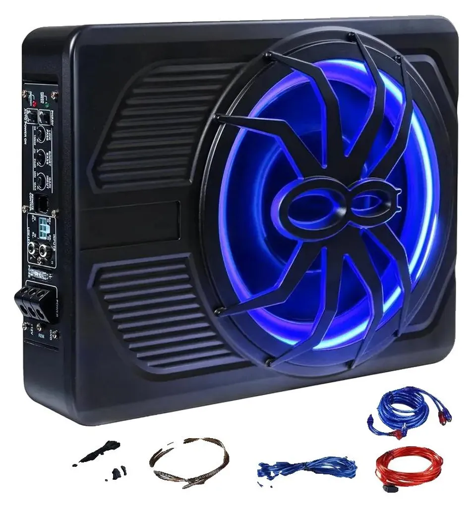 Subwoofer de voiture extra-plat pour basses puissantes sous siège