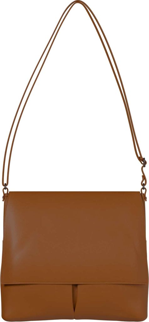 Stylische Umhängetasche aus Veganem Leder für jeden Tag 30607 Brown