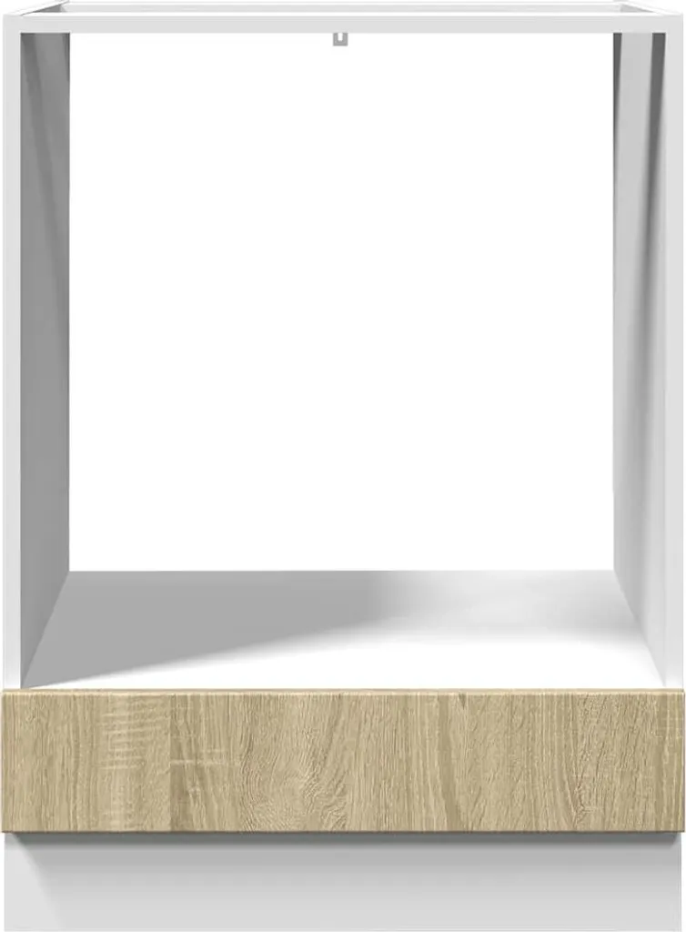 Meuble bas de cuisine pour cuisinière coloris chêne Sonoma 60 cm