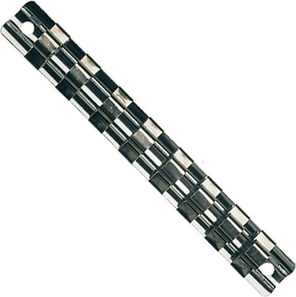Aufsteckschiene Klemmleiste Nusshalter Aufsteckleiste m. 8 Clips f. Nüsse 1/2"