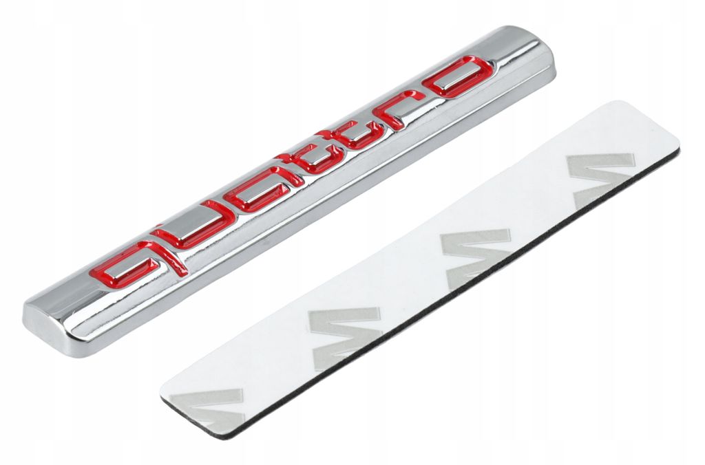 Selbstklebeplakette AUDI QUATTRO 6,7 cm Rot