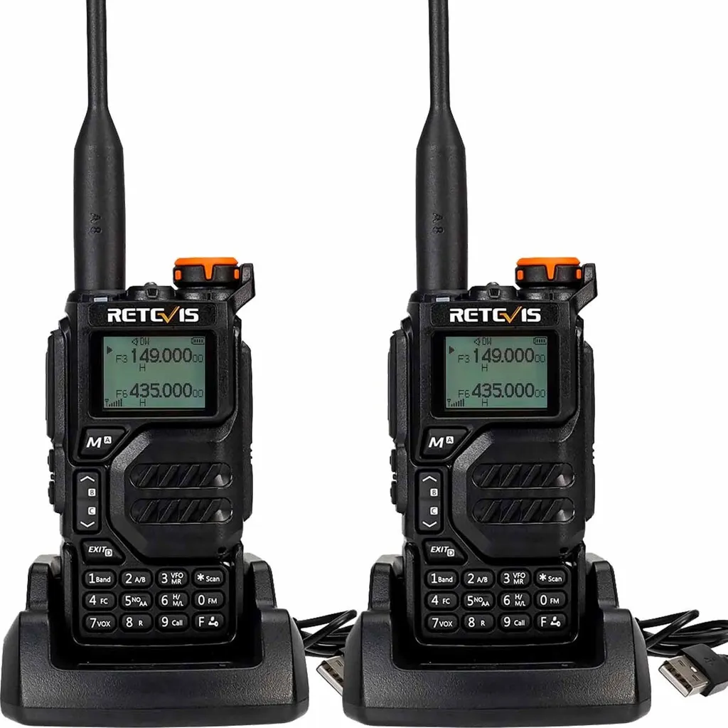 Retevis RA79 Radio Amateur Bi-Bande 2m 70cm avec Micro Haute Sensibilité