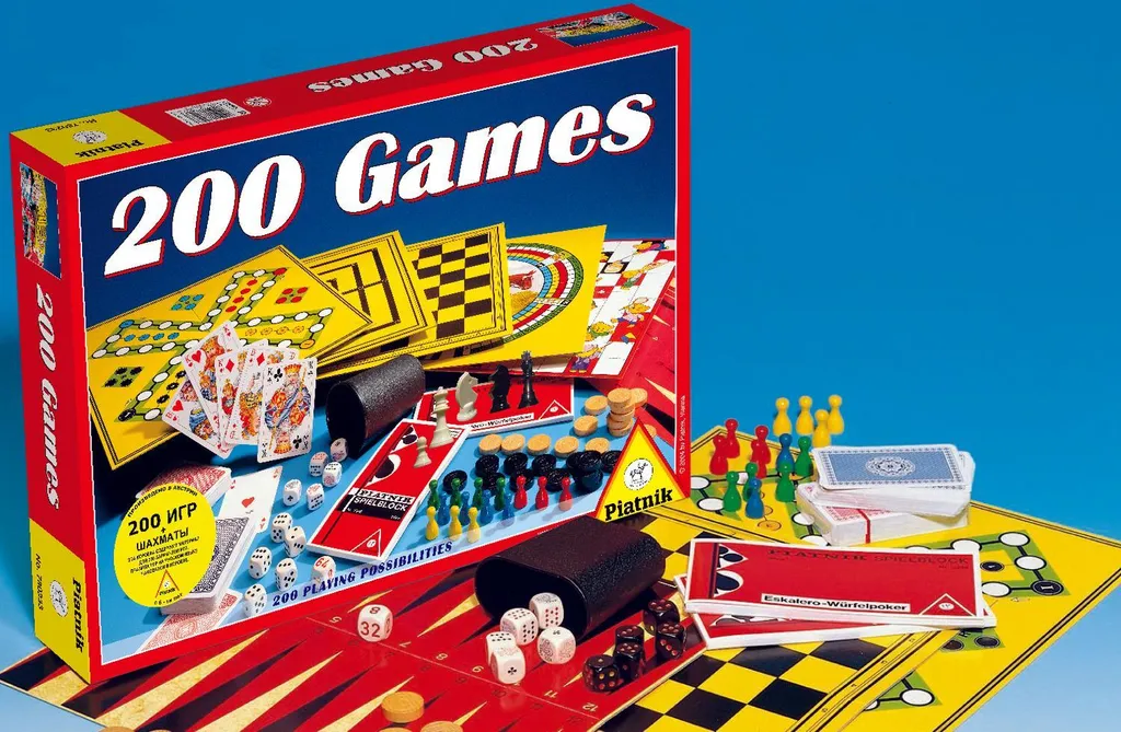 Compendium 200 jeux de société familiaux Piatnik version Estonie Russie