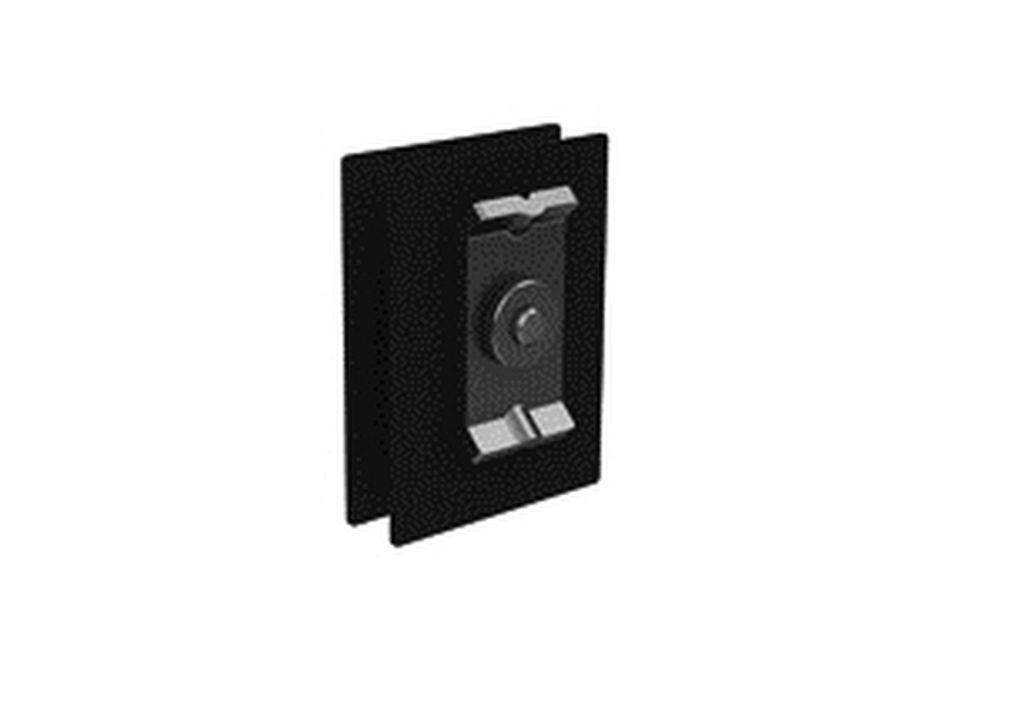 Dornbracht Befestigungsset Glasmontage Zubehör 1235 x 197090 120x100x10
