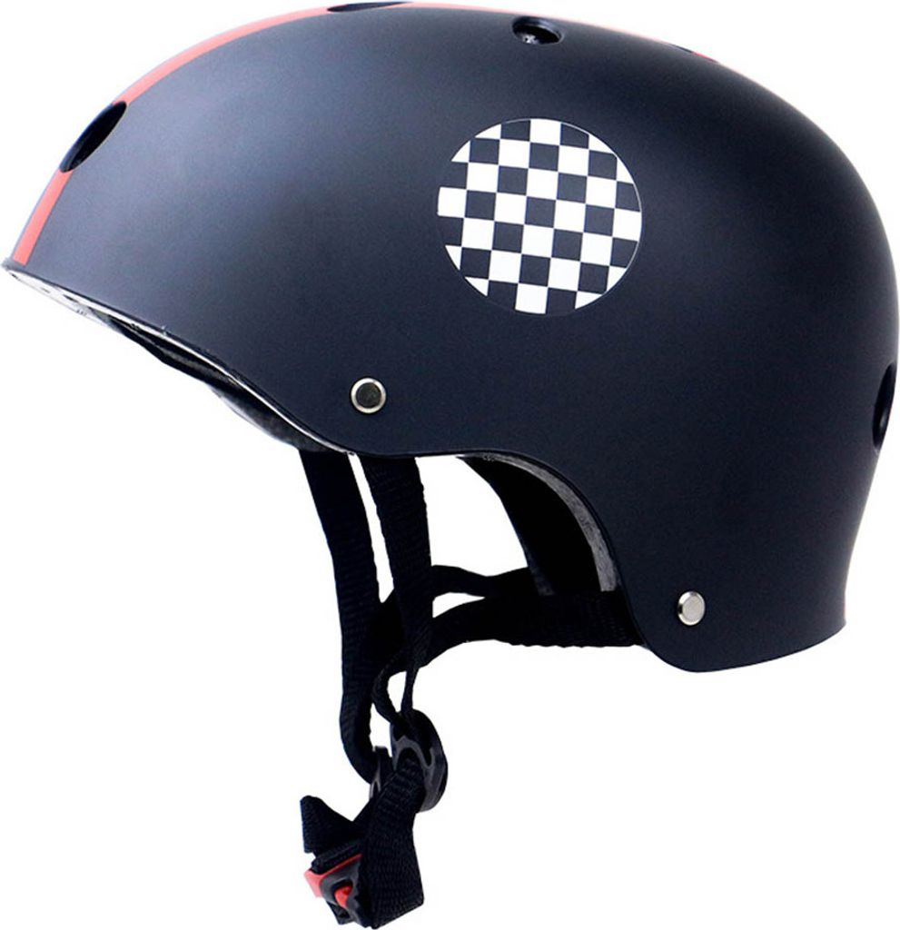 Skate Scooter Helm Skateboard Skating Bike Crash Protective Safety Universal Cycling CE Certification Exquisite Applique Style black_L