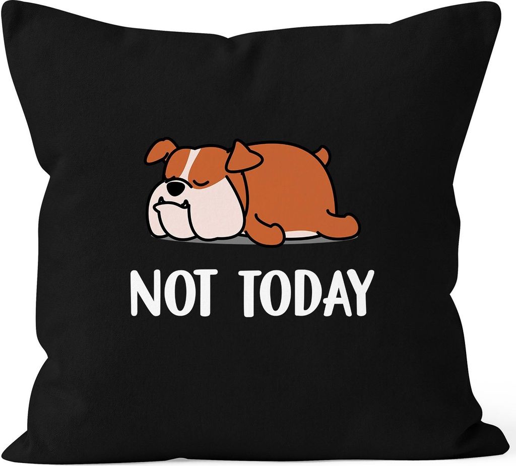 Kissen-Bezug Not Today Kissen-Hülle Chillen Faulenzer Produktbild 