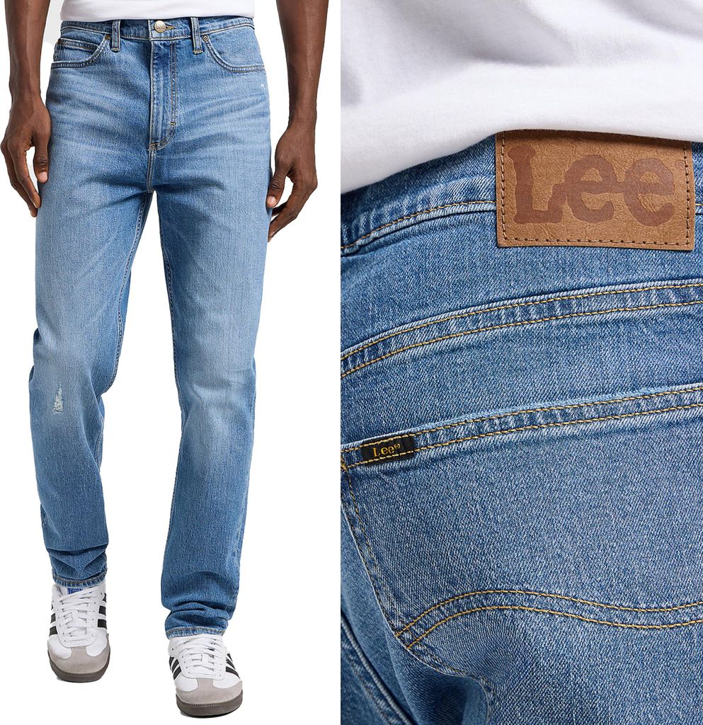 LEE Herren, Jeanshosen, Slim fit AUSTIN, W38 L30, Blau, Jeans, baggyjeans, buggy