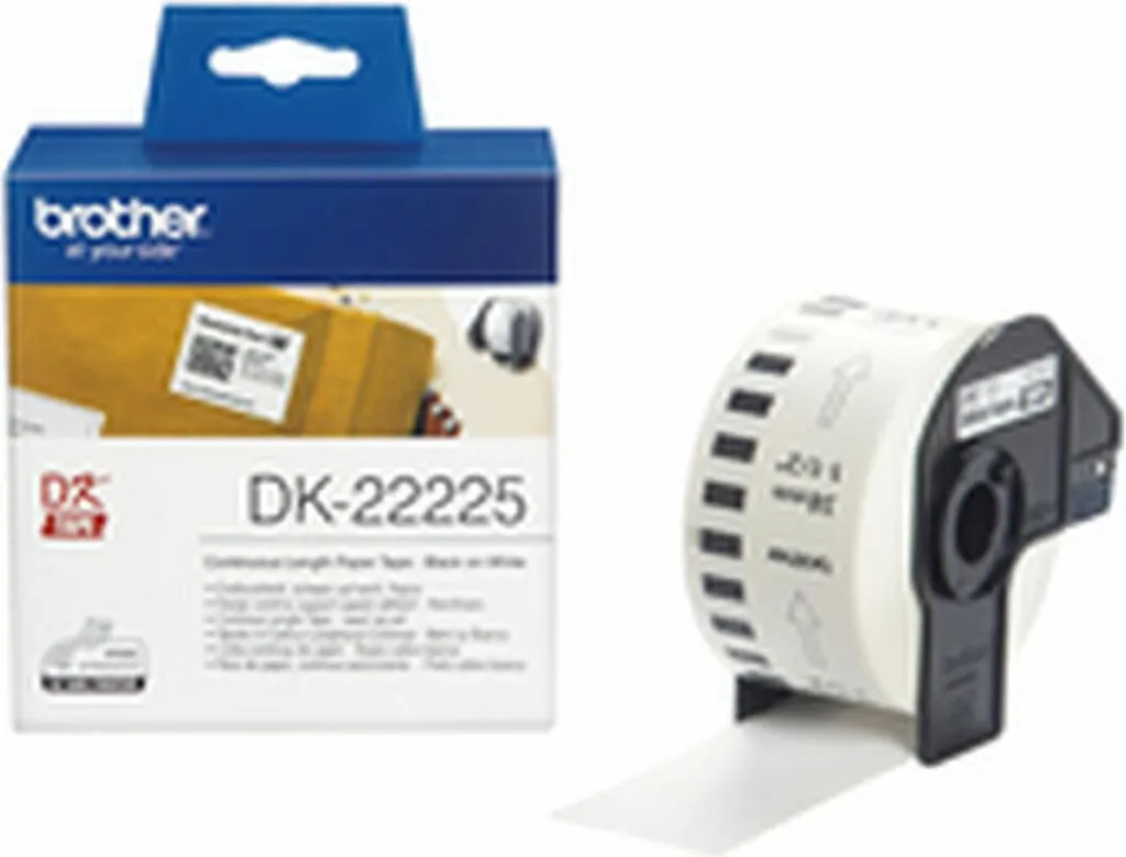 Ruban Brother DK22225 pour Étiquettes Personnalisées et Archivage