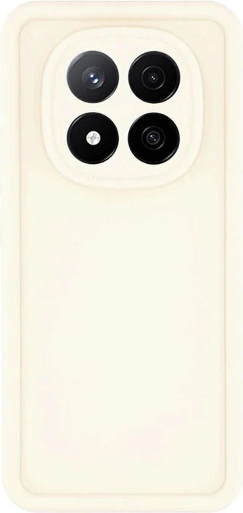 Hülle für Xiaomi Redmi Note 14 Pro Plus - Phonesta Grooved Silikon Back Cover - Beige