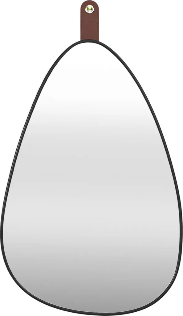 Miroir Mural Ovale 60x40 cm : Gagnez en Lumière avec Pose Suspendue
