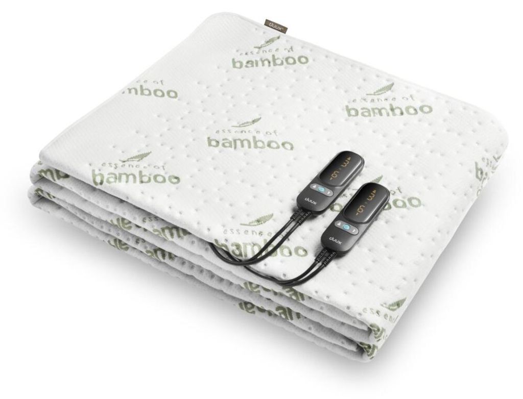Duux Snooze: Manta eléctrica de bambú, con 6 niveles de Imagen del producto 