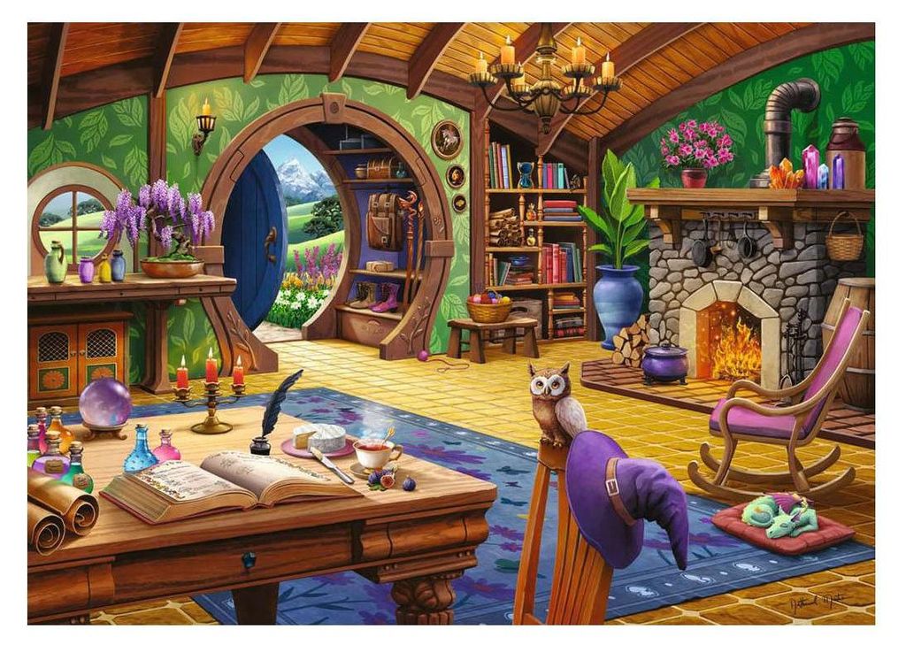 RAVENSBURGER Puzzle Tuln Zauberhä uschen 1000 Puppen Produktbild 