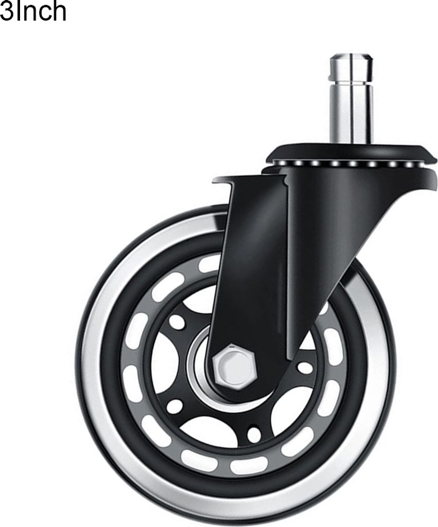 Heavy Duty Home Office Stuhl Trolley Möbel Stummschärfe Ersatz Caster Wheel-Größen:3Inch