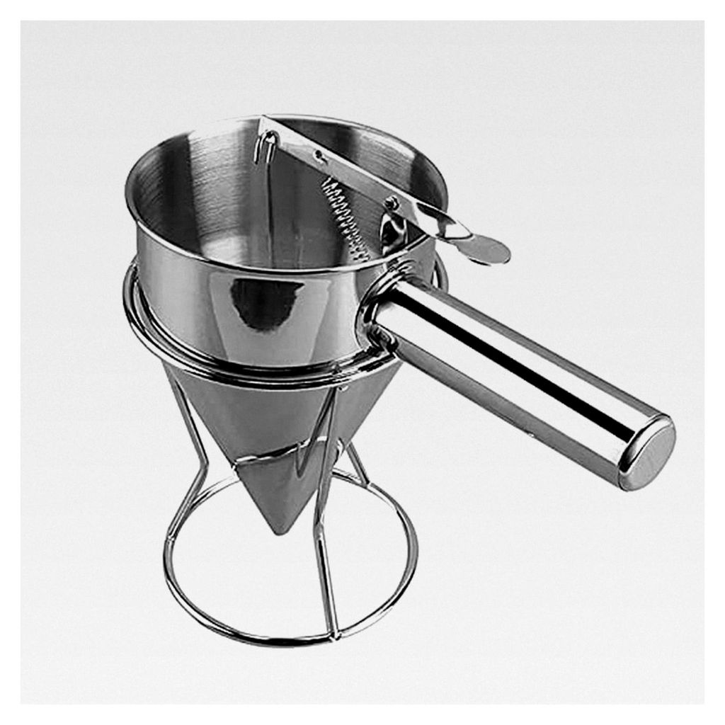 Edelstahl Trichter für Teig und Desserts, Waffelteigspender und Pfannkuchenmacher