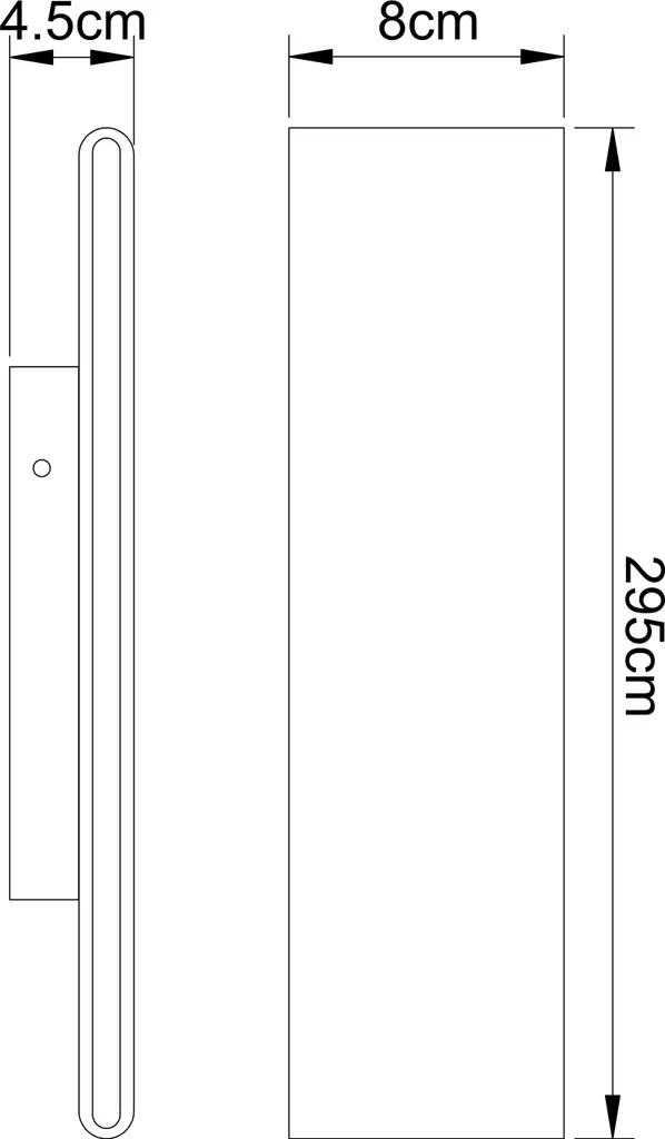 Applique murale intérieure LED avec interrupteur Noir 41751-12B Design