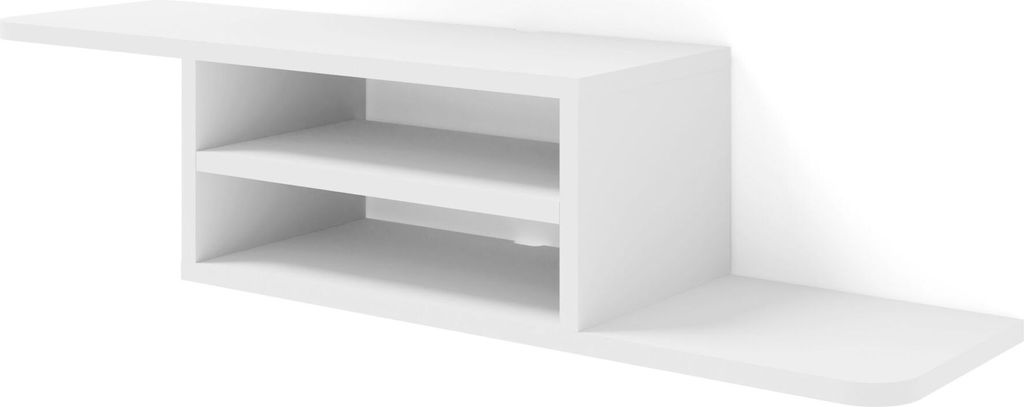 TV-Möbel DEDAL 90 cm WEIß MATT Regal für Fernseher
