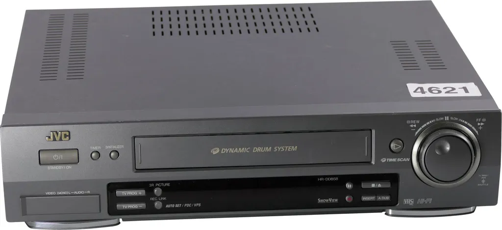 JVC HR-DD858E Magnétoscope 4 têtes Hi-Fi avec montage et montage audio
